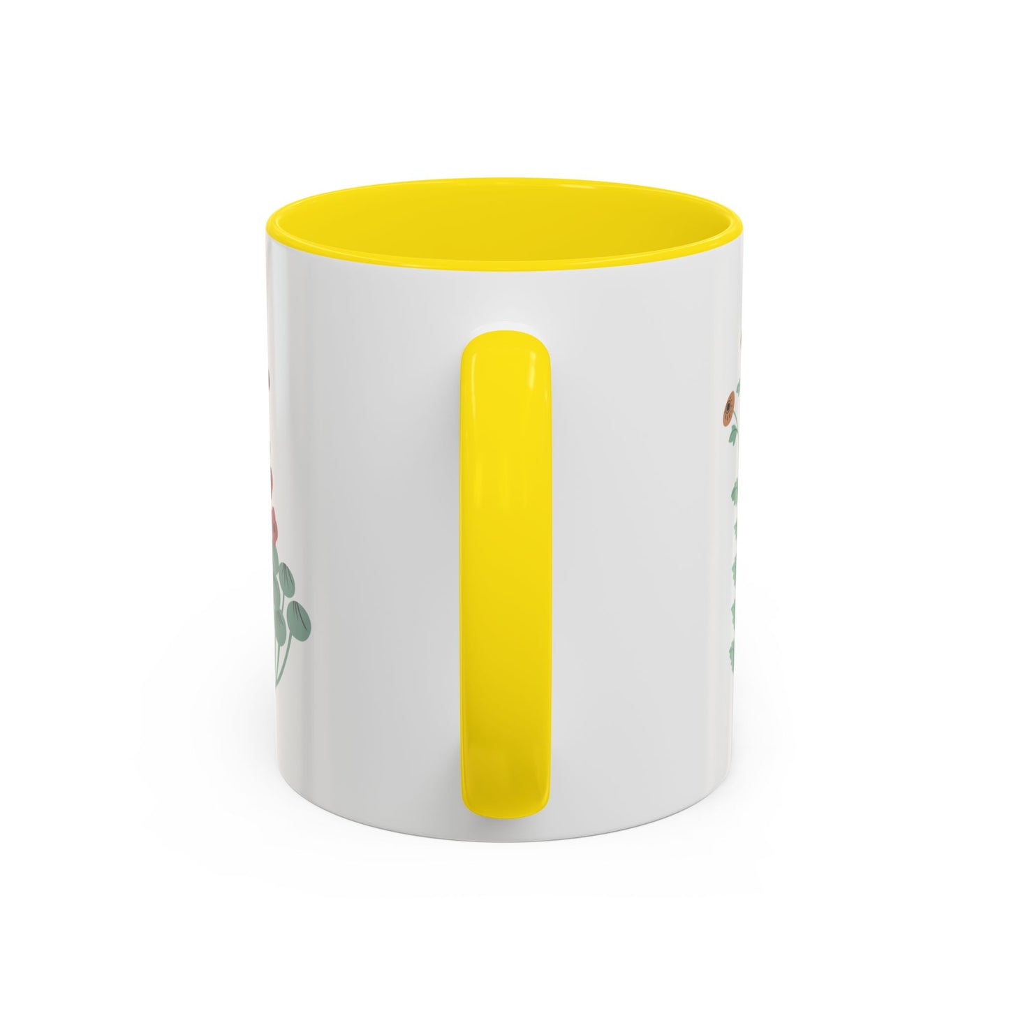 Floral Mug with “Breathe in Bloom” Design