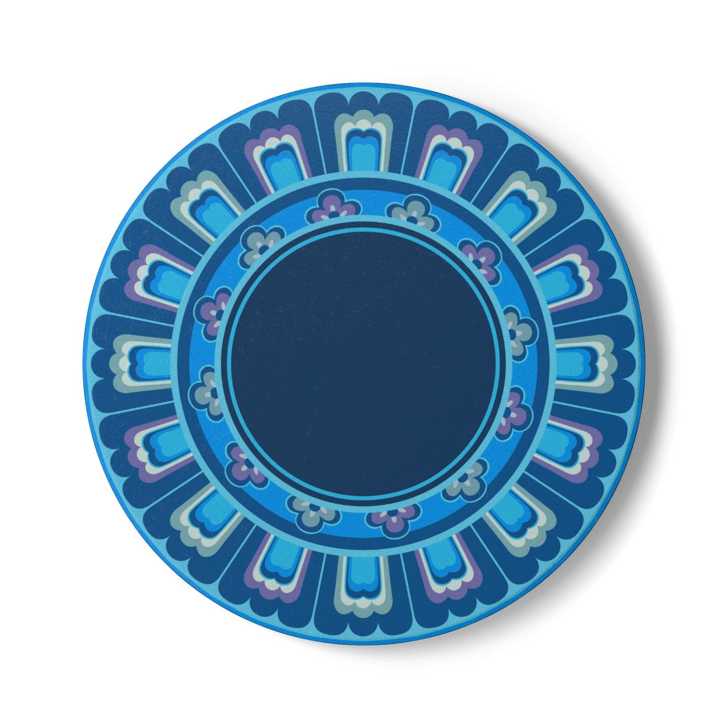 Colorful Floral Ceramic Coaster - Perfect for Home Decor & Gifts